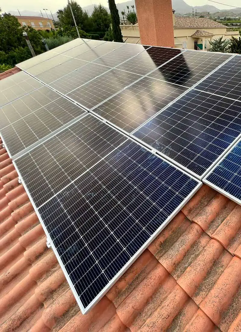 Instalación de placas solares en San Javier, Murcia